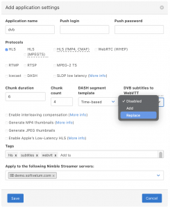 Convert DVB teletext to WebVTT for HLS – Softvelum: efficient tools to ...