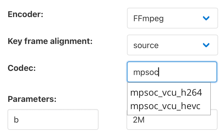 Adding U30 encoding into transcoding pipeline