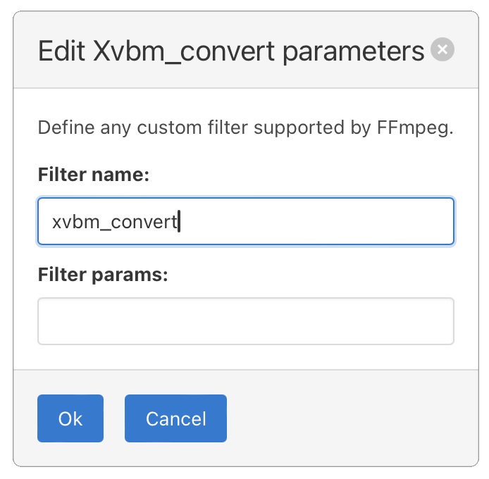 Using xvbm_convert Alveo U30 filter