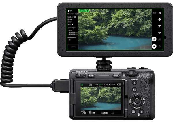 Sony camera with PDT
